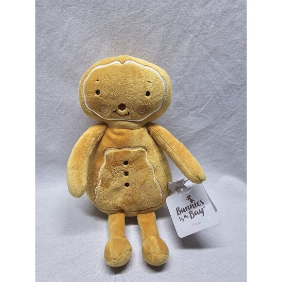 Bunnies By the Bay 9" Holiday Ginger, Plush Gingerbread Stuffed Toy - Picture 1 of 6